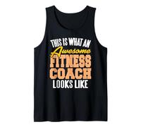 Awesome Fitness Coach Confidence Statement Tank Top