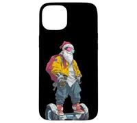 Awesome Future Santa Claus with electric Wheel and Cool Look Case for iPhone 15 Plus