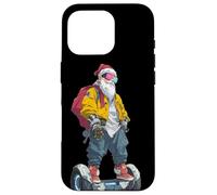 Awesome Future Santa Claus with electric Wheel and Cool Look Case for iPhone 16 Pro