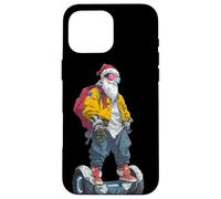 Awesome Future Santa Claus with electric Wheel and Cool Look Case for iPhone 16 Pro Max