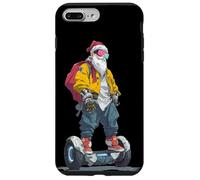 Awesome Future Santa Claus with electric Wheel and Cool Look Case for iPhone 7 Plus/8 Plus