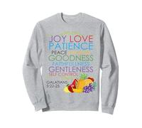 Awesome Galatians Fruit Of The Spirit Religious Verses Sweatshirt