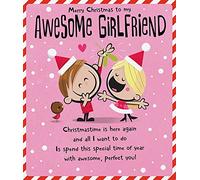 Awesome Girlfriend Christmas Greeting Card Embellished Dib Dab Xmas Cards