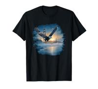 Awesome Golden Gate Bridge with Pretty Eagle Costume T-Shirt