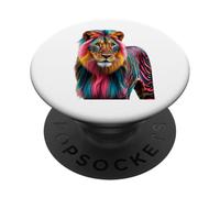 Awesome Grace Collection Unique Lioness Design Tee. PopSockets Adhesive PopGrip