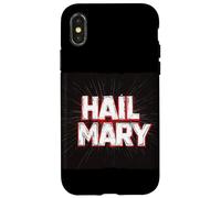 Awesome Hail Mary Statement Costume for Adults and Kids Case for iPhone X/XS