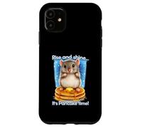 Awesome Hamster Joke, It's Pancake Time Breakfast Humor Case for iPhone 11