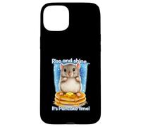 Awesome Hamster Joke, It's Pancake Time Breakfast Humor Case for iPhone 15 Plus