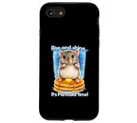 Awesome Hamster Joke, It's Pancake Time Breakfast Humor Case for iPhone SE (2020) / 7/8