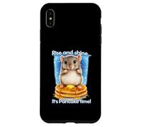 Awesome Hamster Joke, It's Pancake Time Breakfast Humor Case for iPhone XS Max