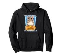 Awesome Hamster Joke, It's Pancake Time Breakfast Humor Pullover Hoodie