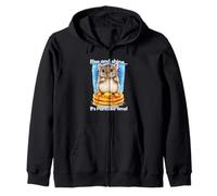 Awesome Hamster Joke, It's Pancake Time Breakfast Humor Zip Hoodie