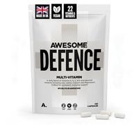 Awesome Health Defence - Vegan Multivitamin Tablets - Multi-Vitamin & Multinutrient Supplement - 120 Capsules - Vitamin D,C,E - Immune Support, Antioxidant Protection - Vegan Supplement