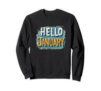 Awesome Hello January Emblem Costume Sweatshirt