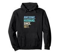 Awesome Husband Since 1977 49th wedding anniversary 49 years Pullover Hoodie