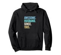 Awesome Husband Since 1985 41st wedding anniversary 41 years Pullover Hoodie