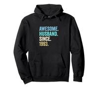 Awesome Husband Since 1993 33rd wedding anniversary 33 years Pullover Hoodie