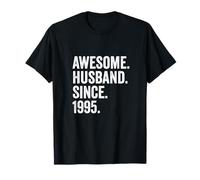 Awesome Husband Since 1995 30th wedding anniversary 30 years T-Shirt