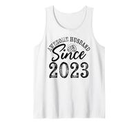 Awesome Husband Since 2023 Anniversary From Wife Funny Him Tank Top