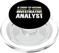 Awesome Investigative Analyst PopSockets PopGrip for MagSafe