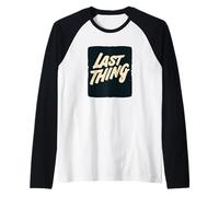 Awesome Last Thing Speech Costume Raglan Baseball Tee