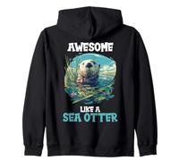 Awesome like a Sea Otter. Sea Otters Sea Otter Zip Hoodie