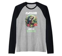 Awesome Like an Iguana. Iguanas Iguana Raglan Baseball Tee