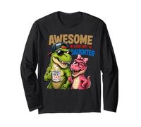 Awesome Like My Daughter Dinosaur Dad Long Sleeve T-Shirt