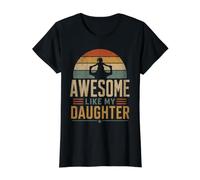 Awesome Like My Daughter Retro Vintage Dad Gift Tee Value Graphic T-Shirt