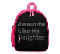 Awesome Like My Daughter Travel Backpack Casual Daypack Shoulder Bag with Adjustable Straps for Hiking