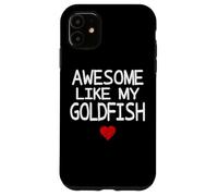 Awesome Like My Goldfish Heart Graphic for Valentine Season Case for iPhone 11