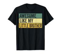 Awesome Like My Little Brother Distressed Graphic T-Shirt
