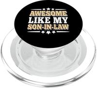 Awesome Like My Son-In-Law Funny Vintage Father-In-Law PopSockets PopGrip for MagSafe