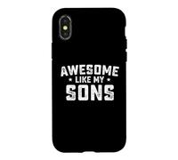 Awesome Like My Sons Funny Father’s Day Dad Case for iPhone X/XS