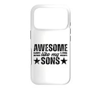 Awesome Like My Sons Mom Dad Mother Father Gifts Case for iPhone 17 Pro