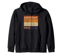 Awesome Like My Three Kids Fathers Day present Tee Zip Hoodie