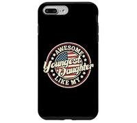 Awesome Like My Youngest Daughter Funny Vintage Dad Mom Case for iPhone 7 Plus/8 Plus