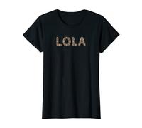 Awesome Lola First Name Leopard Cheetah Print T-Shirt