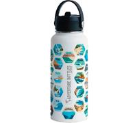 Awesome Maps Adventure Surf+stickers Thermal Bottle
