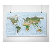 Awesome Maps Surftrip Green Edition Best Surf Beaches Of The World Green Edition Map One Size