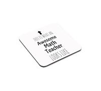 Awesome Maths Teacher Mug & Coaster Set A Perfect Birthday or Christmas Gift