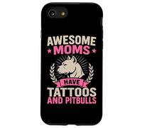 Awesome Moms Have Tattoos And Pitbulls Case for iPhone SE (2020) / 7 / 8