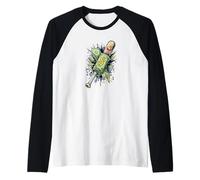 Awesome Money Baseball Bat Costume for Dollar Bill Lovers Raglan Baseball Tee