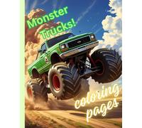 Awesome Monster Trucks: A child Coloring Book