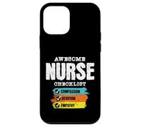 Awesome Nurse Checklist Compassion Devotion Empathy Case for iPhone 12 mini