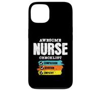 Awesome Nurse Checklist Compassion Devotion Empathy Case for iPhone 13