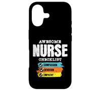 Awesome Nurse Checklist Compassion Devotion Empathy Case for iPhone 17