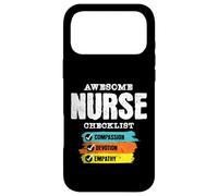 Awesome Nurse Checklist Compassion Devotion Empathy Case for iPhone 17 Pro Max