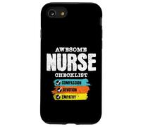 Awesome Nurse Checklist Compassion Devotion Empathy Case for iPhone SE (2020) / 7/8