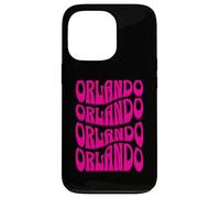 Awesome Orlando Florida Groovy Retro 60s 70s Style Design Case for iPhone 13 Pro